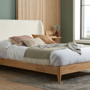 Birlea Halfden Bed Frame, King Size, No Storage, Dark Grey