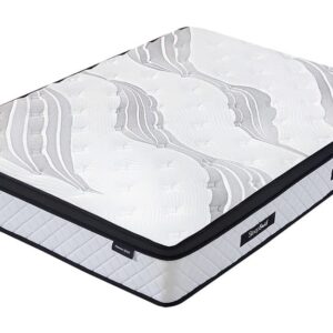 SleepSoul Heaven Cool Gel 3000 Pocket Pillow Top Mattress, Single
